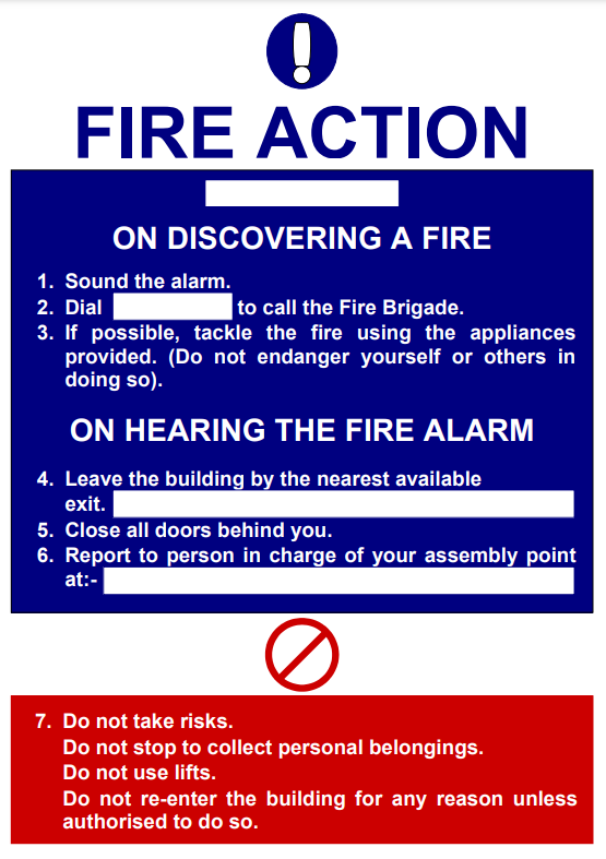 A Guide to Fire Safety Signs LW Safety Ltd